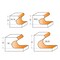 Cmt FINGER PULL BIT D=1-9/64inx3/4in d=7/16in R=3/16in-3/32in S=1/2in 855.605.11 - alternate 4