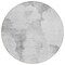 Homeroots 8' Silver Gray And Pewter Round Abstract Washable Indoor Outdoor Area Rug 582682 - alternate 5