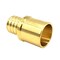 Thrifco Plumbing 3/4" x 3/4" Brass Male Sweat Adapter F1807 x Sweat Lead Free - (PEX B) 7910041 - alternate 6