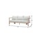 Homeroots 79" Gray Polypropylene Sofa 667665 - alternate 5