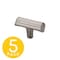 Sapphire Eclipse Series 1 in. Modern Satin Nickel Cabinet Hardware Knob, 5PK SP-2214-K-SN-5 - alternate 1