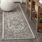 Jonathan Y Rozetta Boho Medallion Textured Weave Gray/Black 2 ft. x 10 ft. Indoor/Outdoor Runner Rug SMB102D-210 - alternate 1