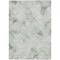 Homeroots 10' X 14' Artichoke Green And Ivory Geometric Washable Indoor Outdoor Area Rug 588267 - alternate 6