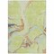 Homeroots 3' X 5' Artichoke Green Blue And Brown Abstract Washable Indoor Outdoor Area Rug 597758 - alternate 5