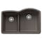 Blanco Diamond 1-3/4 Low Divide Reverse, Volcano Grey 443103 - alternate 1