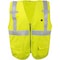 Ironwear Flame-Resistant Safety Vest Class 2 w/ Zipper & Radio Tabs, Lime/6X-Large 1255FR-LZ-RD-6XL - alternate 1