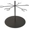 Lavish Home Cocktail Tree Stand 3-Tier Champagne Tower Holds 18 Stemware Glasses For Party Decorations KIT-DRNK1-BLK - alternate 5