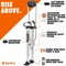Surpro Double-Sided Drywall Stilts, Aluminum Base, 20 in - 30 in Height, QuadLock Contractor-Grade Stilts S2-A-2030 - alternate 4