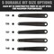 Neiko Ultra Low Profile Offset Screwdriver Torx Set, 5 Pc, 10mm Bit Depth, Allen Wrench Keychain 01325A - alternate 4