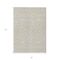Homeroots 8' X 10' Beige And Ivory Geometric Washable Indoor Outdoor Area Rug 596078 - alternate 6