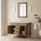 James Martin Vanities Kinnsden 48" Single Vanity, Weathered Oak w/ 3 CM Ethereal Noctis Silestone Top D680-V48-WTO-3ENC - alternate 7