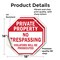 Signmission Private Property No Trespassing Vio, 18 inch X 18 inch, Vinyl Decal, 2PK OC-D-2PACK-18-148 - alternate 3