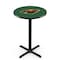 Holland Bar Stool Co 36" Blk Wrinkle Minnesota Wild Pub Table, 36" dia. Top L211B3636MinWld - alternate 1