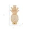 Homeroots 13" Gold and Faux Crystal Pineapple Tabletop Sculpture 354782 - alternate 4
