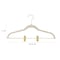 Simplify 6 Pack Velvet Hangers with Clips in Taupe 23250-G-TAUPE - alternate 5