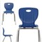 Correll Stacking Student Chair, 14in, Light Texture Seat, Chrome Legs, Blue, 4PK CSCHR14-27-4PK - alternate 6