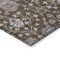 Homeroots 10' X 14' Chocolate Beige And Gray Floral Washable Indoor Outdoor Area Rug 605424 - alternate 6