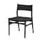 Homeroots Five Piece Black Oval Dining Set with Four Chairs 571720 - alternate 5