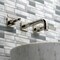 Kingston Brass Double-Handle Wall Mount Bathroom Faucet, Polished Nickel KS6126KL - alternate 4