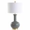 Jonathan Y Brussels 27" Contemporary Transitional Ceramic/Metal LED Table Lamp, Gray/Brass JYL6208B - alternate 9