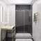 Anzzi Madam Series 48'' by 76'' Frameless Sliding Shower Door in Brushed Gold W/Clear Glass SD-AZ13-01BG - alternate 6
