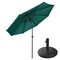 Villacera 9-Foot Outdoor Patio Umbrella with Base, Green 83-OUT5440B - alternate 9