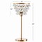 Jonathan Y Buckingham 25" Crystal/Metal Table Lamp, Brass Gold/Clear JYL9004B - alternate 6