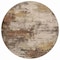 Homeroots 8' Brown And Beige Round Abstract Washable Indoor Outdoor Area Rug 630617 - alternate 4