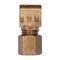 Auveco Brass 90 Degree Male Compression Adapter 3/16in Tube Size 1/8in Threads, 5PK 159 - alternate 2