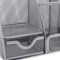 Homeroots 9" Gray Metal Desk Organizer 390046 - alternate 4