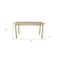 Homeroots 60" Natural Solid Wood Dining Table 548926 - alternate 8