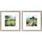 Homeroots Set Of Two Wildflower Meadow Gold Framed Print Wall Art, 2PK 416433 - alternate 1