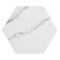 Andova Tiles Porlan 8-in. x 9-in. Hexagon Marble Look Matte Porcelain Wall & Floor Tile (9.9 Square Feet Per Box) ANDPOR1258 - alternate 6