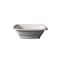 Kitch 24/7 Disposables White Square Molded Fiber Bowl, 24 Ounce, 400PK KC-24SQB-NPAW - alternate 3