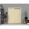 Sartodoors Sliding Closet Bypass Doors, Planum 0010 Vertical Natural Veneer, Sturdy Rails Moldings Trims Hardw PLANUM0010DBD-VSH-72 - alternate 1