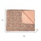 Homeroots 50" X 70" Peach And Gray Floral Cotton Quilted Kantha Throw Blanket with Embroidery 544530 - alternate 2