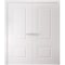 Sartodoors Interior Double Doors 48 x 84 inches, BASIC 9772 White, Wood Interior Solid Panel Frame, Closet B BASIC9772DD-SKIN-4884 - alternate 1