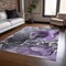 Homeroots 10' X 14' Gray and Purple Abstract Washable Non Skid Indoor Outdoor Area Rug 559477 - alternate 7