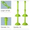 Mr. Chain Safety Green Heavy Duty Stowable Stanchion and Chain Kit, PK4 73614-4 - alternate 1