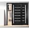 Sartodoors Sliding Closet Bypass Doors 72x80 inches Black Solid Core Modern Interior QUADRO4088DBD-BLK-72 - alternate 5