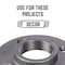 B & K STZ Industries 1/4 in. FIP each Black Malleable Iron Floor Flange 202220 - alternate 3