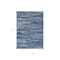 Homeroots 9' X 12' Blue And Navy Blue Abstract Washable Indoor Outdoor Area Rug 613083 - alternate 7