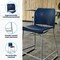 Flash Furniture Commercial Navy Plastic Stack Stools, Contoured Backs and Sled Bases-Set of 3, 3PK 3-RUT-239AH-CS-NV-GG - alternate 8