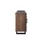 Homeroots 100in Dark Brown Distressed Reclaimed Wood Sideboard with Six Doors 521429 - alternate 5