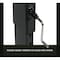 Correll Rectangle Econoline TFL Flip Top Table, 60 in W, 23 in to 31 in H, Particleboard Top, Black Granite FTM2460TF-07 - alternate 6
