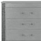 Homeroots 36" Silver Wood Five Drawer Dresser 633699 - alternate 4