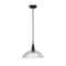 Z-Lite Lunelle Matte Black 1 Light Pendant 3051P12-MB - alternate 1