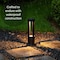 Gardenised 15.75-Inch Round LED Bollard Path Lights - Durable Decorative Aluminum Wired Landscape QI004596-16 - alternate 6