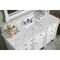 James Martin Vanities Brittany 60'' S Vanity, Bright White w/ Victorian Sil Silestone Top w/FreePower Wireless Charger 655-V60S-BW-FVSL - alternate 7