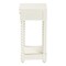 Baxton Studio Terentia Nightstand with Bobbin Legs - 1-Drawer Bedroom Side Table with Storage Shelf, White 266-14633-ZORO - alternate 7